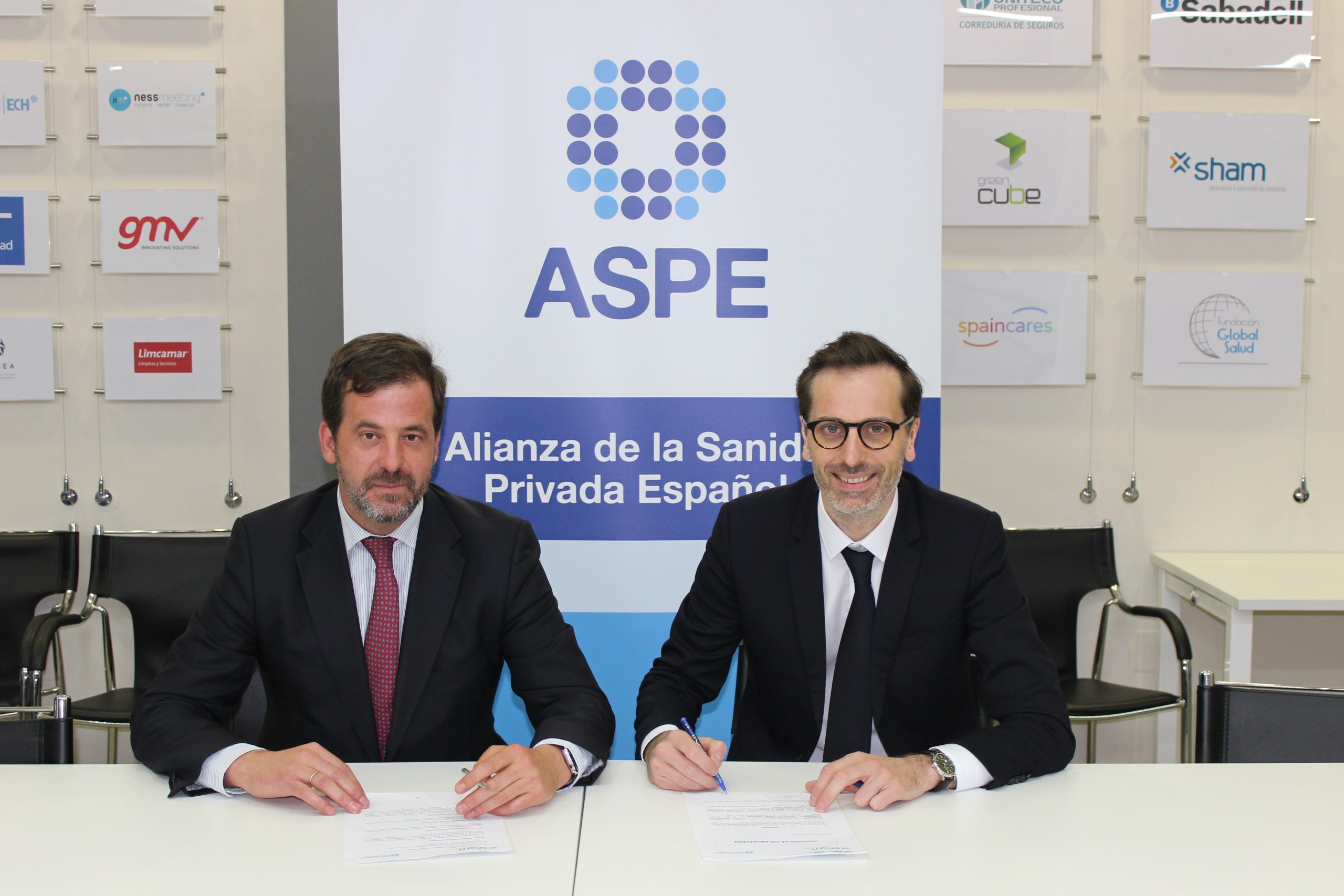 ASPE firma un acuerdo de colaboración con Sham, mutua aseguradora especialista en el sector
