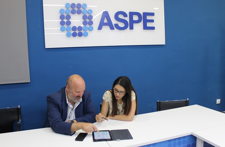 ASPE firma un acuerdo de colabroación con la empresa Validated ID