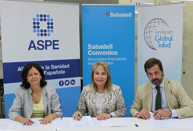 ASPE ofrece atención financiera a sus asociados a través de Banco Sabadell