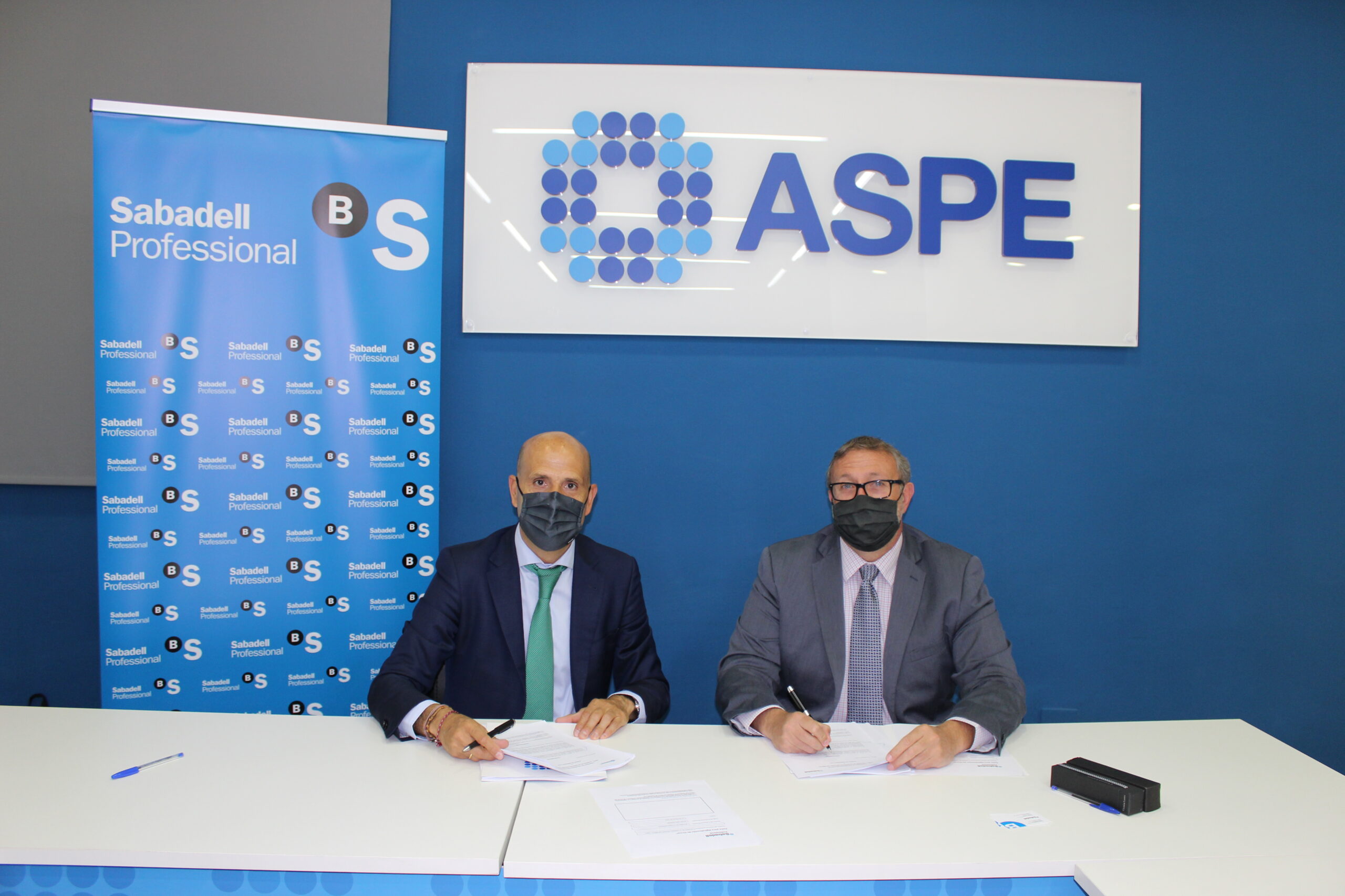 Banco Sabadell seguirá apoyando y favoreciendo a los asociados de ASPE