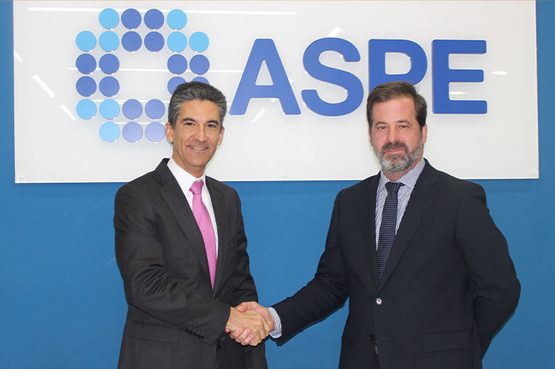 ASPE y AENOR renuevan su acuerdo de colaboración
